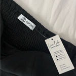 Cupshe NWT  Black Dress with Velvet Long Sleeves Photo 7