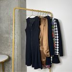 Theory  Bonbi Wool Ameera Fabric Zipper Front Fit Flare Sleeveless Dress Photo 3