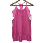 Lululemon  No Limits Tank Top Pow Pink Luon Strappy Tank Top Built-In Bra Size 10 Photo 8