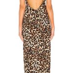 Endless Summer Harper Slip Dress Midi Leopard Open Back Slit Semi Photo 1