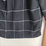 Marine layer  Liverpool Shawl Collar Coatigan Windowpane Black White Photo 9