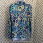 Alberto Makali  Pastel polyester open Front blazer Women’s Size‎ M kimono Photo 2