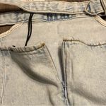 We Wore What Light Wash Cut Out Mini Denim Skirt Size XS Photo 4