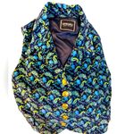 Versace Jeans Couture VINTAGE Cropped Vest โ Blue Yellow Paisley Baroque XS* Photo 1