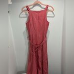 Gal Meets Glam  Ruth belted linen A line Pink Dress Size 6 Photo 1
