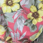 Caribbean Joe Island Supply Co Size Small Shirt Sleeve V-Neck Floral Hawaiian Photo 6