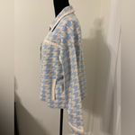 Rachel Zoe Light Blue/Cream Knitwear Sweater Photo 1