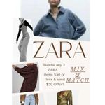 ZARA Cotton Skinny Mid Rise Distressed Stretch Casual Jean Hem Side Slits 2 Blue Photo 1