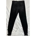 Free People About a Girl Ripped Vintage Style Skinny Stretch Jeans Black 25 Photo 11