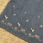 Aeropostale  Overall Dress Junior Womens Large Aero Jean Pearl Snap Front Y2K 90s Photo 3