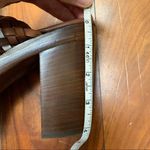 Michael Kors Collection Woven Leather Citrine Platform Chunky Heels 70s Retro 8 Photo 11