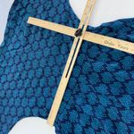 Diane Von Furstenberg  Romper Womens 6 Blue Printed Soleil Kyona Kyoto Navy‎ Photo 7