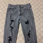Aeropostale AERO High Rise Black Washed Distressed Stretch Jeans Size 2 Photo 1