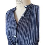 Madewell x Christy Dawn Striped Bonnie Mini Dress in Blue Size Small Photo 2