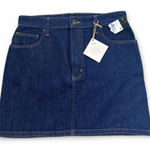 Lee Dark Wash Denim Mini Skirt Size 30 Western Girly Casual Spring NWT Photo 0