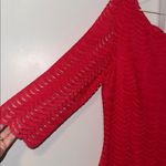 Ivanka Trump Coral Lace Midi Dress Women’s Size 12 Photo 3