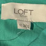 Loft NWT  Outlet Maxi Shirt Dress‎ Button Down Size 12 Kelly Green Womens Photo 3
