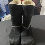Merrell  ENCORE STITCH HIGH BLACK BOOT WO SIZE 7 SUEDE FAUX FUR LINED EUC CLEAN Photo 6
