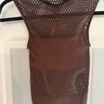 ZARA Chocolate Mesh Bodysuit Photo 3