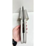 Stuart Weitzman Sandals Womens Size 11B Gray Summer Flats Clear Strap Photo 11