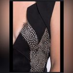 NWT Yiqing Yin Haute Couture Structured Vest with Feather Inserts Size 40 Black Size M Photo 1