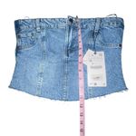 ZARA The Jean Top In Medium Blue Corset Womens Xs Strapless Bustier Denim NWT Photo 6
