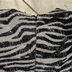 NEW MISHA Susanita Printed Sequin Dress SIZE 10 Black Photo 9