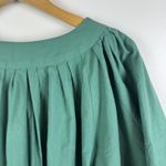 Pomander Place Tuckernuck Pleated Mini Dress Medium Green V Photo 3