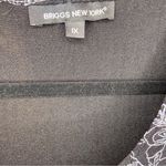 Briggs New York  Women’s Floral Black Top 1X Photo 2