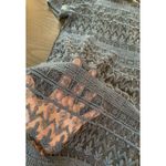 ZARA  Sheer Floral Embroidered Top Women XL Black Beaded Neckline Whimsygoth Lace Photo 10