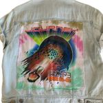 Via Penny Lane Reworked Apparel | Journey Custom Denim Button Up Shirt Medium Blue Photo 6