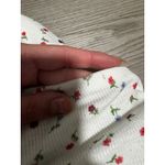 Princess Polly  Floral Mini Dress‎ Strapless Bodycon White Cottagecore Size 4 Photo 2