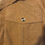 SheIn Burnt Orange Corduroy Button Down Photo 2