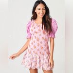 Love Shack Fancy New! Pink Floral Lupa Mini Dress Sz XS $395 Photo 5