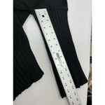 Womans Cynus Oversize Pullover Sweater Large Black Cowl Neck 3/4 Sleeve Photo 6