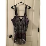 Women's Graphic Print Swim Top Halter Size 2X Multicolor Photo 7