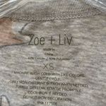 Zoe & Liv short Sleeve Corgi Print Shirt Gray XS Photo 5