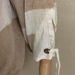 Vintage Carol Little Striped Coastal Seashell Sweater Pink Size M Photo 1