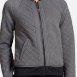 Athleta  Infusion Bomber‎ Embossed Quilted Athletic Jacket, Medium Photo 0
