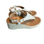 Vionic Kirra Wedge Sandals Ankle Strap Open Toe Cream Jute Shoes Size 7.5 Womens Photo 1