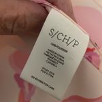 CAbi Shirt Pink Style 5218 Floating Poppy Tie Back Floral Halter Tank Top Photo 4