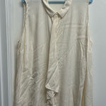 Classiques Entier  Cream Sleeveless Blouse Photo 0