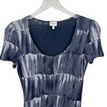 Armani Collezioni  blouse women's 4 stretch scoop short sleeve geometric pattern Photo 1
