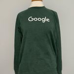 Google dark green Crewneck pullover sweatshirt Size M Photo 0