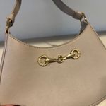JustFab Beige Faux Leather Shoulder Bag Photo 2