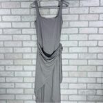 Wilfred  Saturn Midi Wrap Dress in Ashen Size S Photo 3