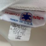 Vintage Turtle Bay Pullover Top Snow Deer graphic Sweatshirt large made in USA White Photo 1