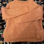 Aerie Orange Knit Sweater Photo 0