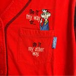 Maxine Red "Do It My Way!" Womens 22/24W Baseball Jersey Short Sleeve Button Top Size 22W Photo 1