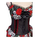 Lip service sugar skull dia Skull & Rose dress Goth & Punk dress size XS Photo 7